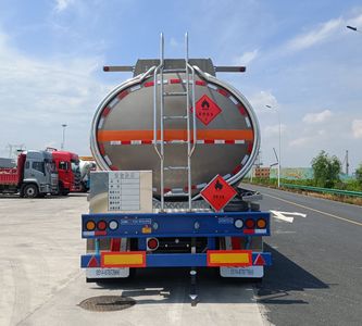 Tonghua  THT9400GYYDT42A Aluminum alloy oil transport semi-trailer