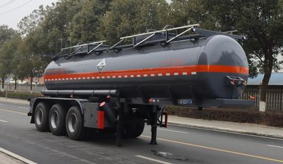 Zhongqi Liwei brand automobiles HLW9403GFWB Tank transport semi-trailer for corrosive substances