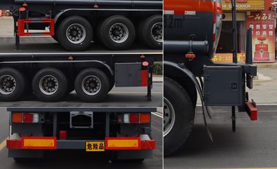 Zhongqi Liwei brand automobiles HLW9403GFWB Tank transport semi-trailer for corrosive substances