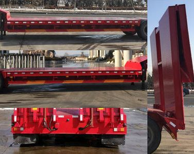 Lu Lu Tong  WSF9350TDP Low flatbed semi-trailer