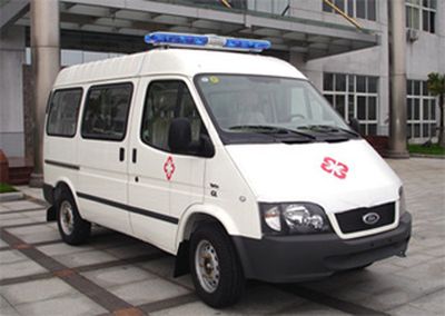 Jiangling Quanshun brand automobiles JX5035XJHZB ambulance