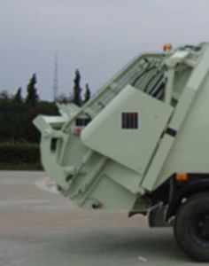 Qingzhuan  QDZ5080ZYSED Compressed garbage truck