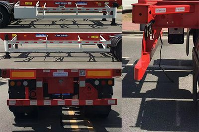 CIMC ZJV9405TWYDG Transport semi-trailer of dangerous goods tank frame