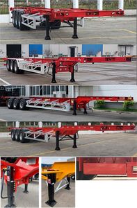 CIMC ZJV9405TWYDG Transport semi-trailer of dangerous goods tank frame