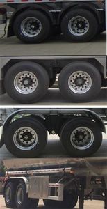 Yunli  LG9352GYY Aluminum alloy oil transport semi-trailer