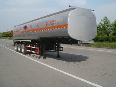 Jinwan LXQ9400GRYL1Flammable liquid tank transport semi-trailer