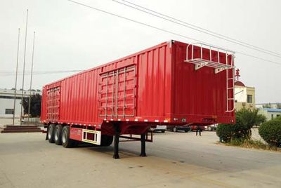 Juyunda brand automobile LZY9400XXYE Box transport semi-trailer