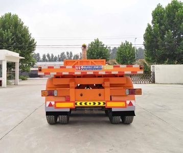 Zhongyu Junda  YJD9400ZZXP Flat dump semi-trailer