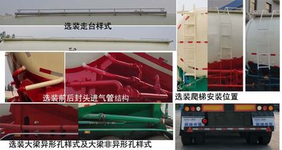 Ruilu Hao  RLH9407GFL Low density powder material transportation semi-trailer