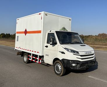 Iveco NJ5046XRQFA Flammable gas box transport vehicle