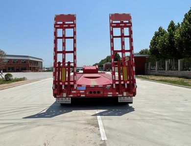 Zhongyun Changda brand automobiles XSQ9371TDP Low flatbed semi-trailer