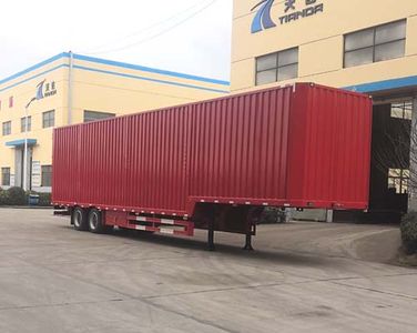 Wanqi Automobile CTD9351XXY Box transport semi-trailer