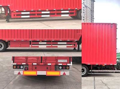 Wanqi Automobile CTD9351XXY Box transport semi-trailer