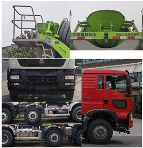 Zhonglian Automobile ZLJ5311GJBHT5E Concrete mixing transport vehicle