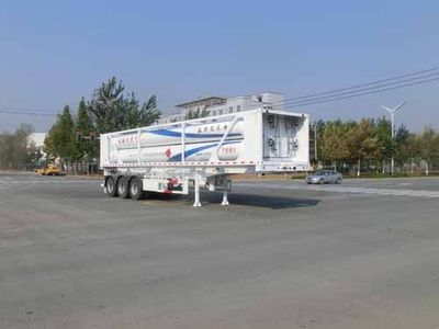 Baohuan  HDS9405GGY Hydraulic sub station high-pressure gas long pipe semi-trailer