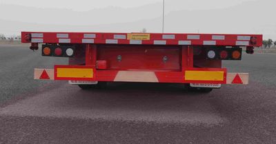 Huatai Zhaotong brand automobiles AZT9400TDP Low flatbed semi-trailer