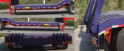 CIMC ZJV9230TDPBY Low flatbed semi-trailer