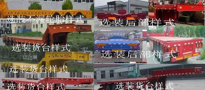 Junqiang  JQ9405TDP Low flatbed semi-trailer