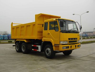 Jiefang Automobile CA3320P2K15T1A80 Flat head diesel dump truck