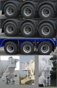 Tonghua  THT9400GJB Concrete mixing and transportation semi-trailer