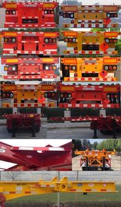 Huajun  ZCZ9400TWYJ Transport semi-trailer of dangerous goods tank frame