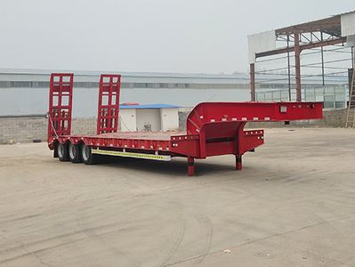 Fuyuan Da brand automobiles FVD9370TDP Low flatbed semi-trailer