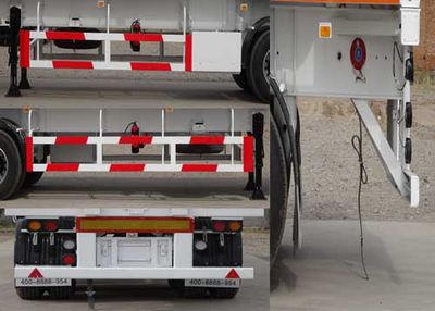 Baohuan  HDS9340GGY Hydraulic sub station high-pressure gas long pipe semi-trailer