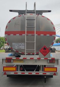 Qi Ji  QLZ9402GRY Aluminum alloy flammable liquid tank transport semi-trailer