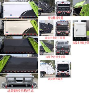 Zhongjie Automobile XZL5072ZYS6 Compressed garbage truck