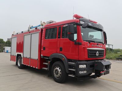 Jinsheng Shield Automobile JDX5180GXFPM60SD6 Foam fire truck