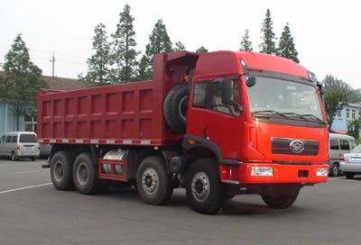 Jiefang Automobile CA3300P2K2L1T4EA82 Flat head diesel dump truck