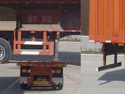 Xianghe brand automobile JJN9400XXY Box transport semi-trailer