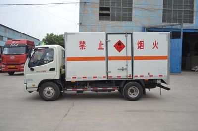 Huanda  BJQ5040XRQ Flammable gas box transport vehicle