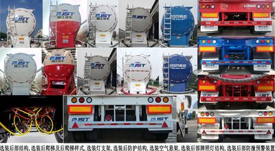 Ruijiang  WL9403GXHP Lower ash semi-trailer