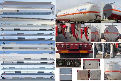 Zhengkang Hongtai brand automobiles HHT9403GRYE Flammable liquid tank transport semi-trailer