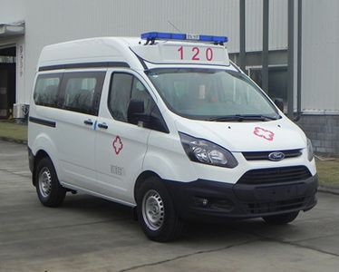 Jiangling Quanshun brand automobiles JX5046XJHMJ5V ambulance