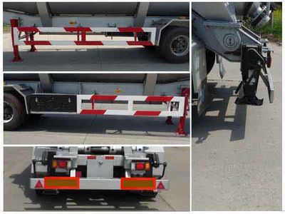 Kaile  AKL9400GFLA9 Aluminum alloy medium density powder material transportation semi-trailer