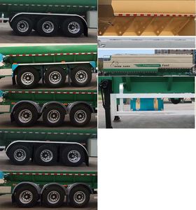 Lingyu  CLY9400ZSL Bulk feed transport semi-trailer