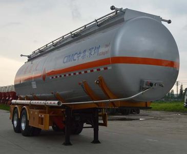 CIMC ZJV9353GRYSZ Flammable liquid tank transport semi-trailer