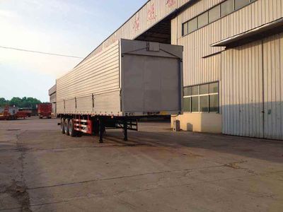 Huayue Xing brand automobiles FNZ9403XYK Wing opening box semi-trailer