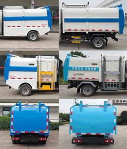 China National Automobile Corporation ZQZ5031ZZZS16 Hydraulic Lifter Garbage truck 