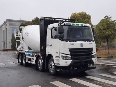 Remote license plate carHN5317GJBN22C5BEVYElectric exchange type pure electric concrete mixing and transportation vehicle