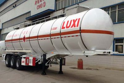 Luxi  LXZ9401GRY Flammable liquid tank transport semi-trailer