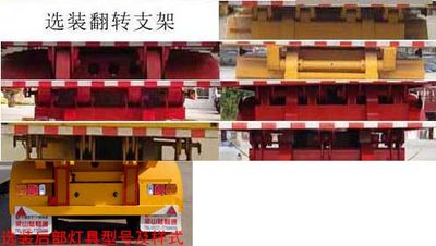 Liangshan Lu Tongtong  ZRM9401ZZXP Flat dump semi-trailer