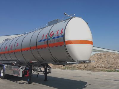 Lisheng  HLS9402GRY Aluminum alloy flammable liquid tank transport semi-trailer