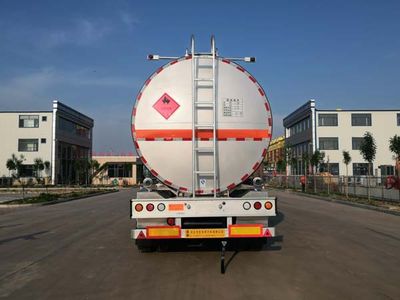 Lisheng  HLS9402GRY Aluminum alloy flammable liquid tank transport semi-trailer