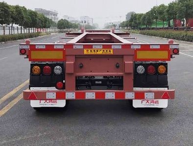 Guangda Hongyuan brand automobiles GHY9400TJZ Container transport semi-trailer