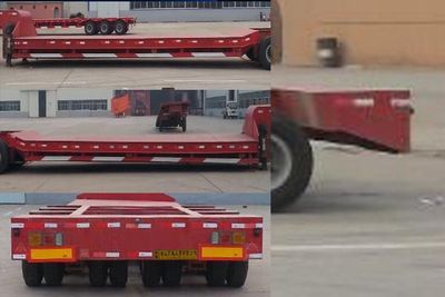 Liangtong brand automobile LTT9405TDP Low flatbed semi-trailer