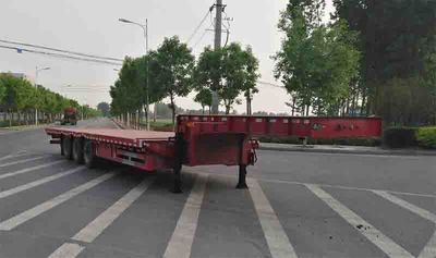 Junqiang  JQ9407TDP Low flatbed semi-trailer