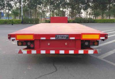 Junqiang  JQ9407TDP Low flatbed semi-trailer